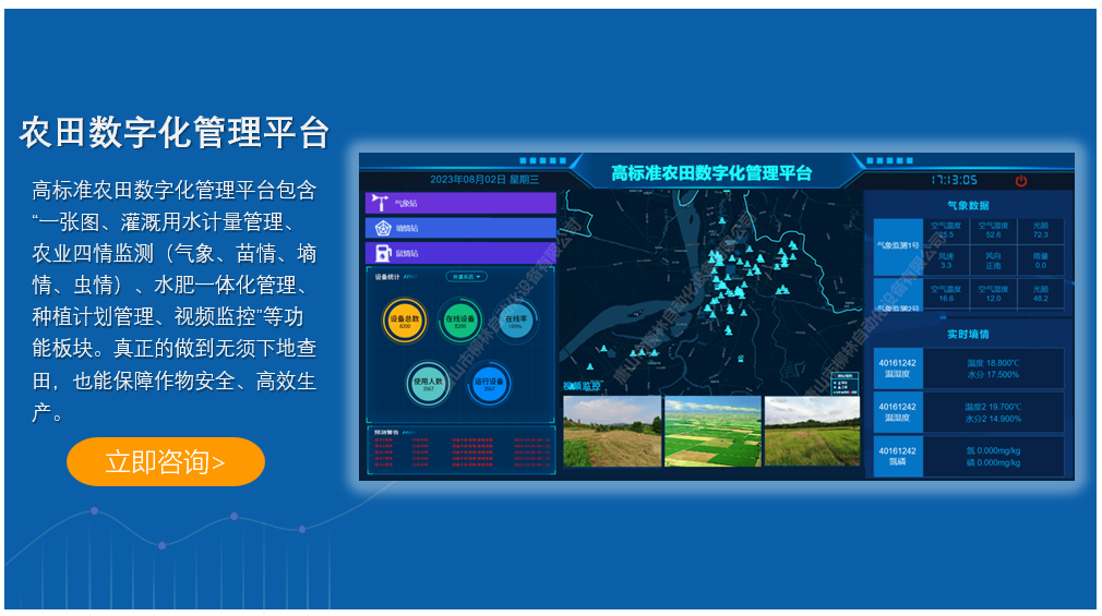 高標準農(nóng)田數(shù)字化管理平臺介紹