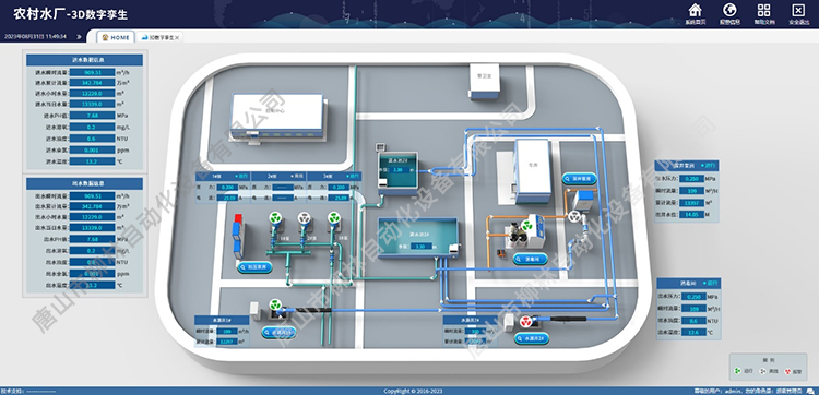 農(nóng)村水廠3D工藝圖